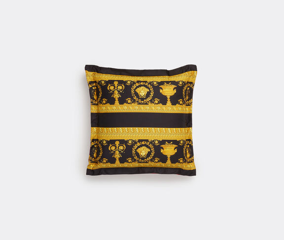 Versace 'I Love Baroque' reversible cushion, black undefined ${masterID} 2