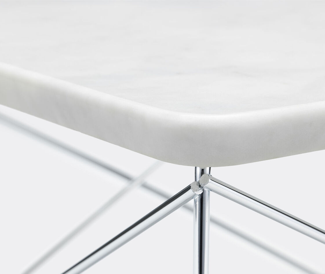 Shop Vitra Tables And Consoles Marble In Marble, Chrome