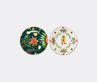 La DoubleJ Mixed dessert plates, set of six MULTICOLOUR LADJ22DES035MUL