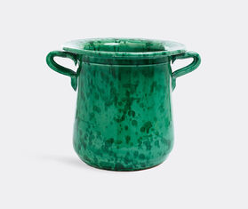 Cabana 'Glazed' vessel, green GREEN CABA23GLA415GRN