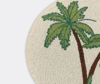 Les-Ottomans 'Palm' tree placemat, set of two MULTICOLOUR OTTO23PLA460MUL
