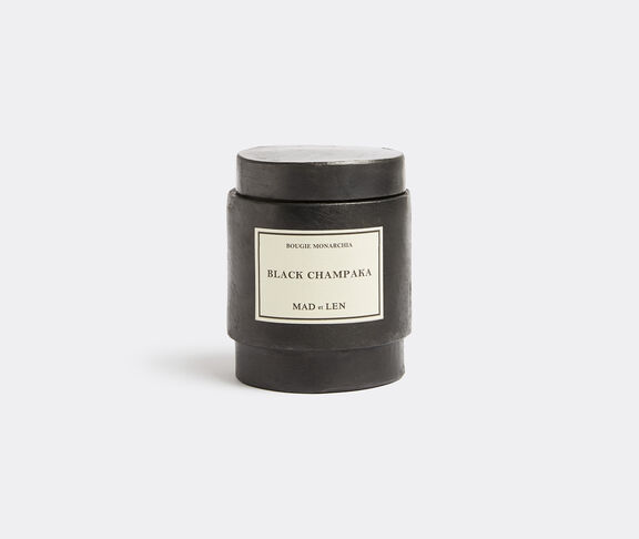 Mad et Len 'Monarchia' candle, Black Champaka BLACK MALE20BOU009BLK