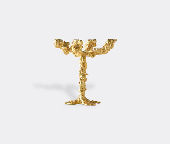 POLSPOTTEN 'Drip' candle holder, four arms, gold undefined ${masterID}