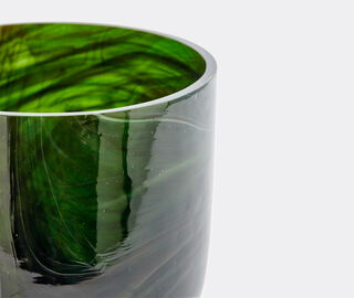 POLSPOTTEN 'Marbled Glass' vase, small, green GREEN POLS25VAS205GRN