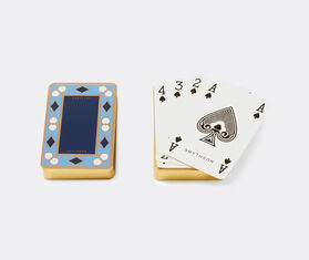 Smythson 'Panama' playing cards and case, set of two, black BLACK SMYT23PAN289BLK