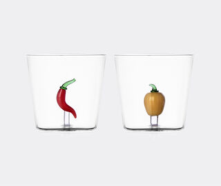 Ichendorf Milano 'Vegetables' tumbler, set of six MULTICOLOUR ICMI23VEG080MUL