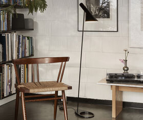 Louis Poulsen &#39;AJ&#39; floor lamp, black, US plug BLACK LOPO23FLO199BLK
