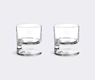Arnolfo di Cambio 'Smoke' old fashioned tumbler glass, set of two, clear TRANSPARENT ARCA26SMO036TRA