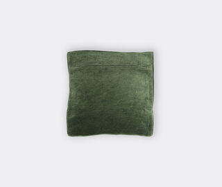Pomax 'Alpha Opposites' cushion, ivory and dark green MULTICOLOUR POMA26ALP082MUL