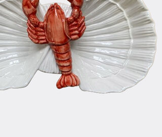 Les-Ottomans 'Lobster' starter plate, two shells MULTICOLOUR OTTO24THE907MUL