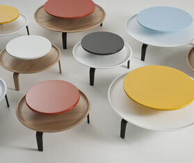 Col&eacute; &#39;Secreto 60&#39; coffee table, orange LIGHT BROWN COIT20SEC290MUL