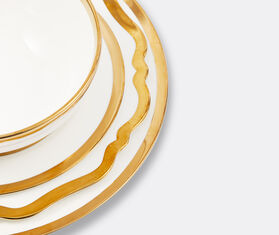 POLSPOTTEN &#39;Golden Finds&#39; assorted plates and bowl set, four pieces, white WHITE POLS25PLA365WHI