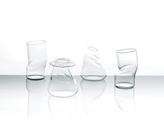 Glas Italia 'Transformer 1' vase TRANSPARENT GLIT15GLA024TRA