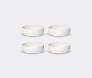 Pomax 'Kojin' cereal bowl, set of four, white WHITE POMA26KOJ407WHI