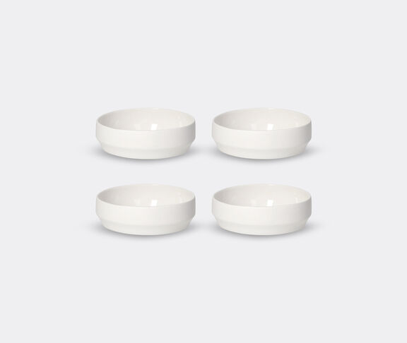Pomax 'Kojin' cereal bowl, set of four, white WHITE POMA26KOJ407WHI