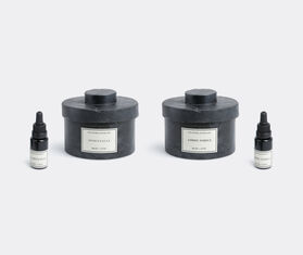 Mad et Len &#39;D&#39;Apothicaire&#39; pot pourri totem, Ambre nobile BLACK MALE15POT418BLK