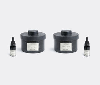 Mad et Len 'D'Apothicaire' pot pourri totem, Ambre nobile BLACK MALE15POT418BLK
