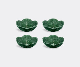 Bordallo Pinheiro &#39;Couve&#39; bowl, set of four GREEN BOPI23COU581GRN