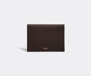 Pineider '720' business card holder, moka MULTICOLOUR PINE20BUS012BRW