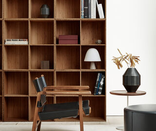 Fredericia Furniture 'Hydro Vase', large BLACK FRED22HYD490BLK