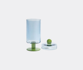 &amp;k Amsterdam 'Duo' jar, tall, blue multicolor BLUE AMST25JAR743BLU