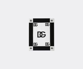 Dolce&amp;Gabbana Casa Blanket with D&amp;G logo, black and white MULTICOLOUR DGCA25BLA154MUL