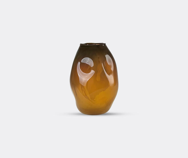 Alexa Lixfeld 'Meteorite' vase, camouflage canyon BROWN ALEX25MET191BRW
