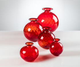 Venini &#39;Monofiore&#39; bottle, M, red MULTICOLOUR VENI19MON717GRN