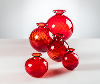 Venini 'Monofiore' bottle, M, red MULTICOLOUR VENI19MON717GRN