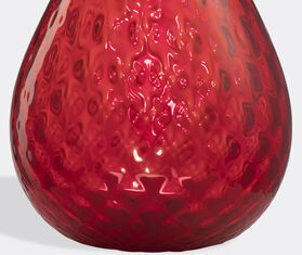 NasonMoretti 'Macram&eacute;' candle holder, large, red RED NAMO22CAN932RED