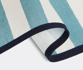 La DoubleJ 'Riviera Celeste' linen napkin, set of two, multicolor LIGHT BLUE LADJ24RIV335MUL