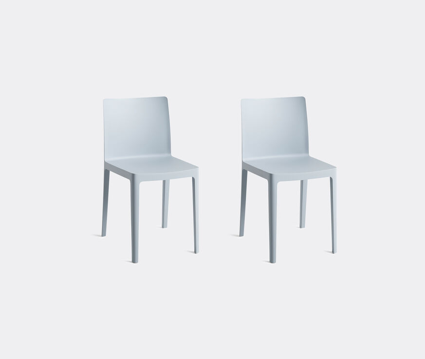 Hay 'Elementaire' chair, set of two, grey  HAY119ELE437GRY