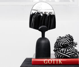 Zanat 'Nur' mirror, lines BLACK ZANA20NUR848BLK