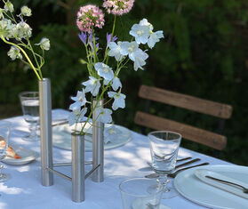 Kay Bojesen 'Vista' candle holder SILVER KABO22VIS303SIL