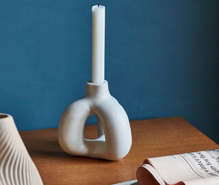 Hay 'Complot' candleholder IVORY HAY120COM906WHI