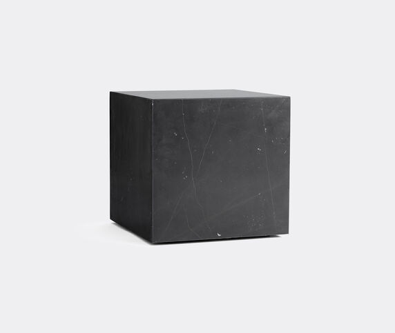 Menu Cubic 'Plinth', black marble