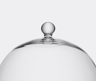 LSA International 'Vienna' plate and dome TRANSPARENT LSAI20VIE176TRA