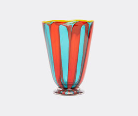La DoubleJ 'Rainbow' glass, set of two, red and blue MULTICOLOUR LADJ23RAI090MUL