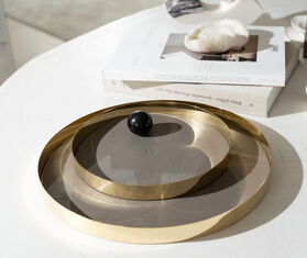 Skultuna 'Karui' tray, medium, taupe grey TAUPE SKUL22KAR628GRY