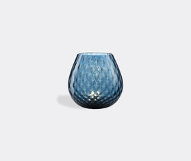 NasonMoretti 'Macram&eacute;' candle holder, medium, avio blue BLUE NAMO22CAN901BLU