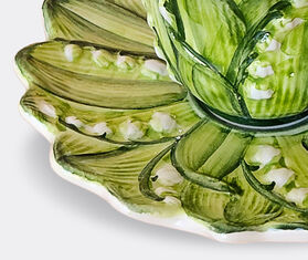 Les-Ottomans &#39;Lily of the Valley&#39; coffee cup and saucer MULTICOLOUR OTTO23LIL834MUL