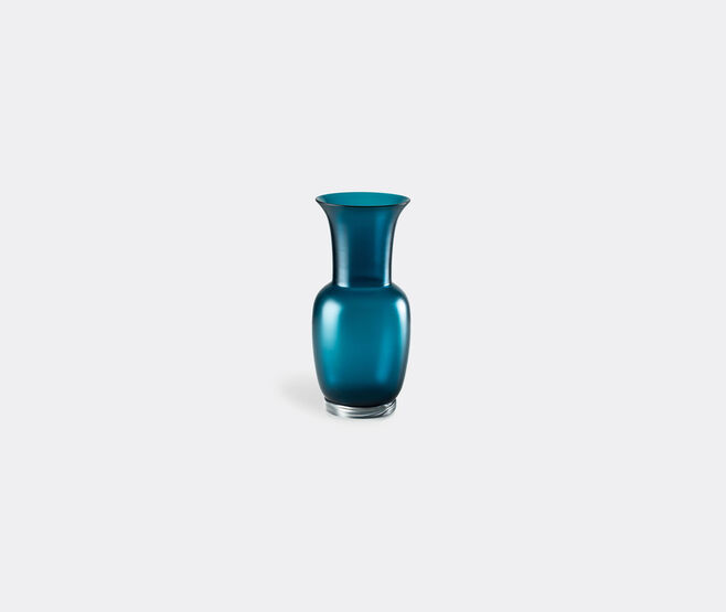 Venini 'Opalino Satin' vase, M, horizon BLUE VENI20SAT072BLU