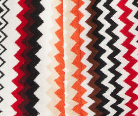 Missoni &#39;Best&#39; hooded bathrobe, red multicolor MULTICOLOUR MIHO25BES559RED