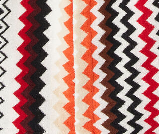 Missoni 'Best' hooded bathrobe, red multicolor MULTICOLOUR MIHO25BES559RED