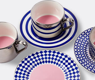 POLSPOTTEN 'Aunty' coffee cup, set of four, dark blue BLUE POLS25COF310BLU