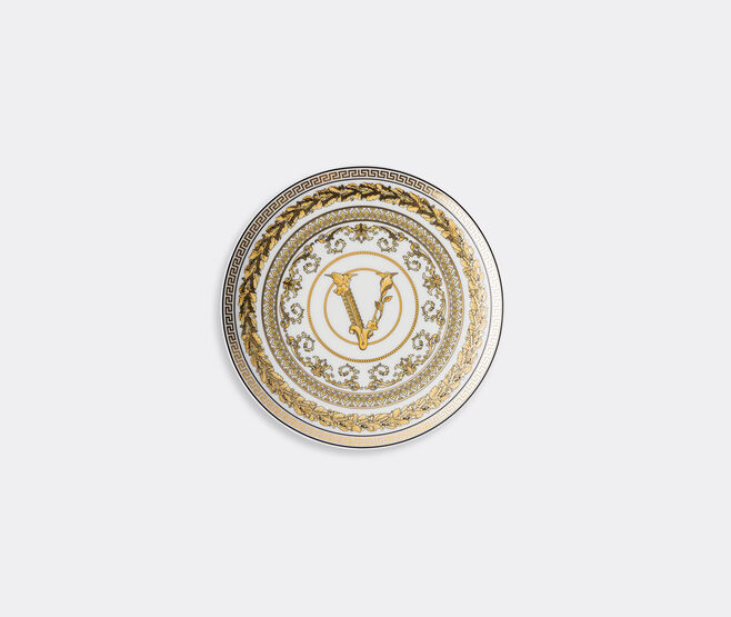 Rosenthal 'Virtus Gala' plate, white GOLD ROSE22VIR105MUL