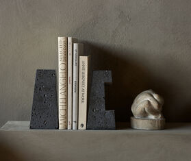 Audo Copenhagen 'Converge' bookends, grey GREY MENU22CON165GRY