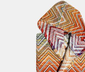 Missoni 'Tolomeo' hooded bathrobe ORANGE MIHO22TOL500MUL