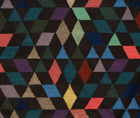 Golran 1898 &#39;Diamond&#39; black carpet, large BLACK GOLR15DIA672BLK