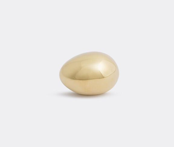 Carl Aubock Egg Paperweight Polished brass ${masterID} 2